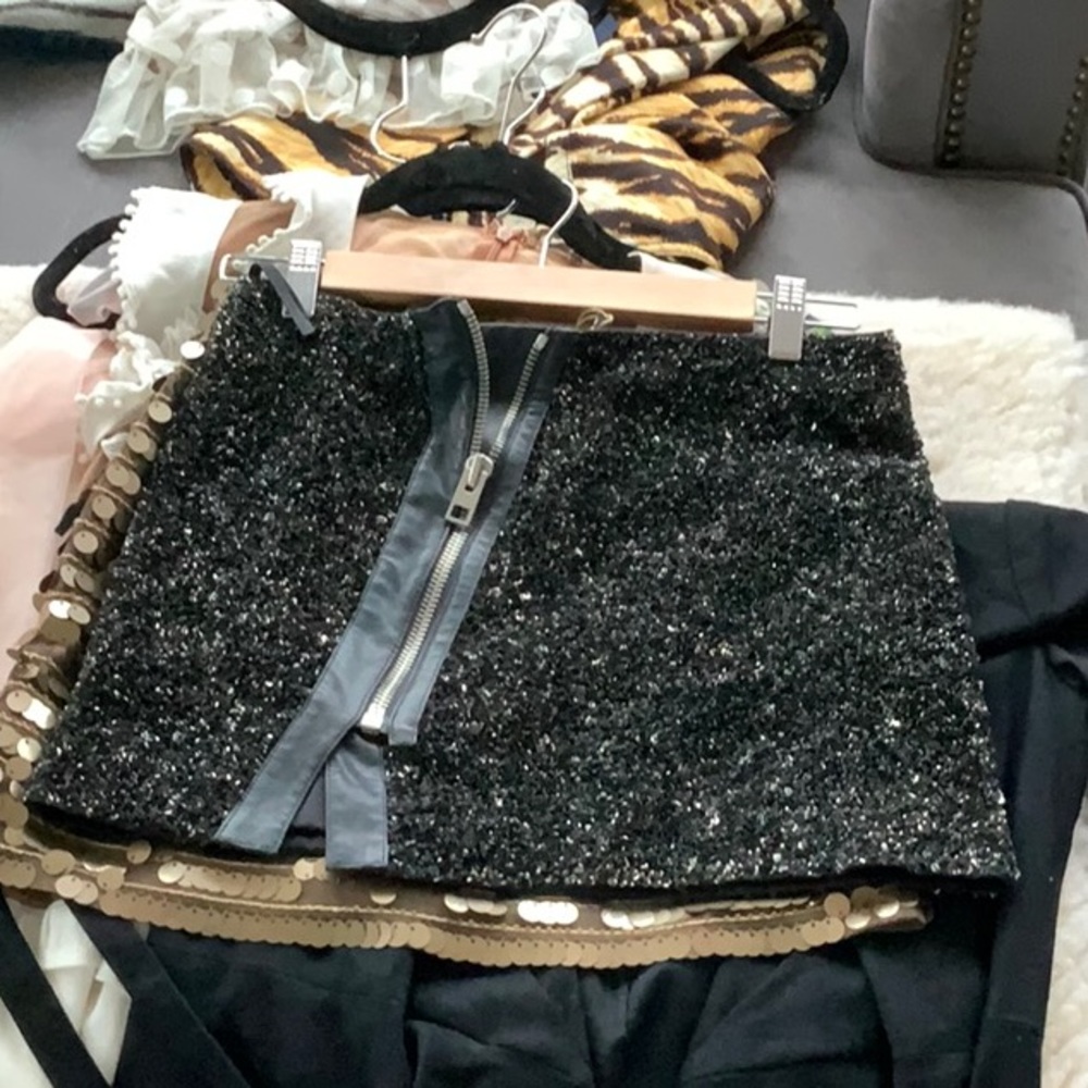All saints zip skirts